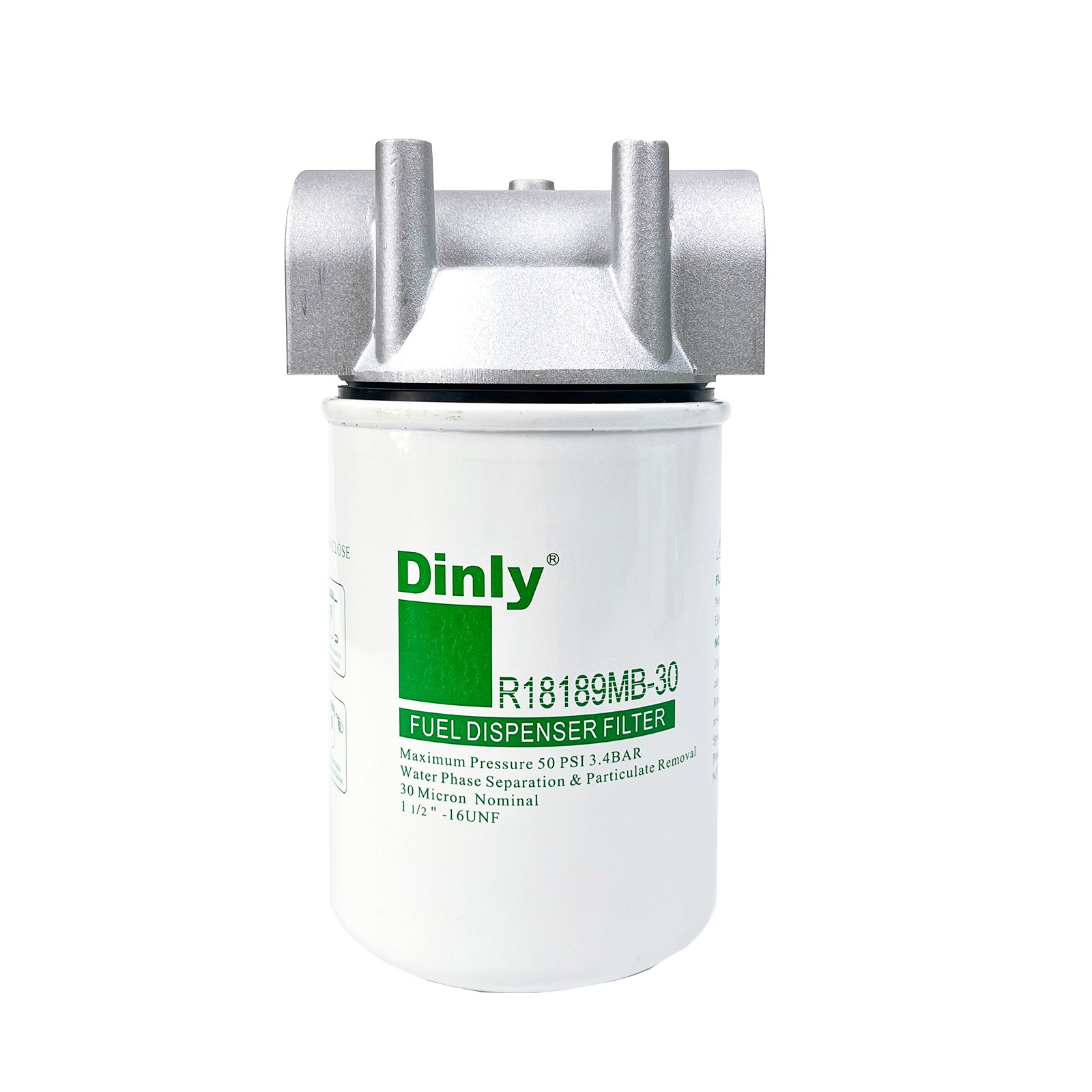 R18189MB-30 Fuel Dispenser Filter Gasoline Diesel Transfer Pump Fuel Water Separator Filter with Bracket